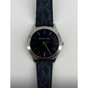 MICHAEL‎ KORS Slim Runway Stainless Steel Quartz Watch MK8907 Needs Batteries